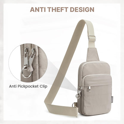 Small Crossbody Bag for Women, Anti Theft RFID Blocking Travel Purse