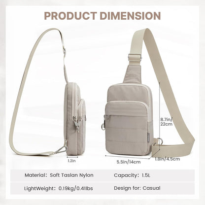 Small Crossbody Bag for Women, Anti Theft RFID Blocking Travel Purse