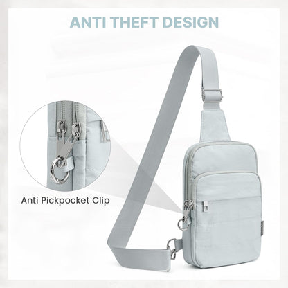 Small Crossbody Bag for Women, Anti Theft RFID Blocking Travel Purse
