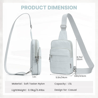 Small Crossbody Bag for Women, Anti Theft RFID Blocking Travel Purse