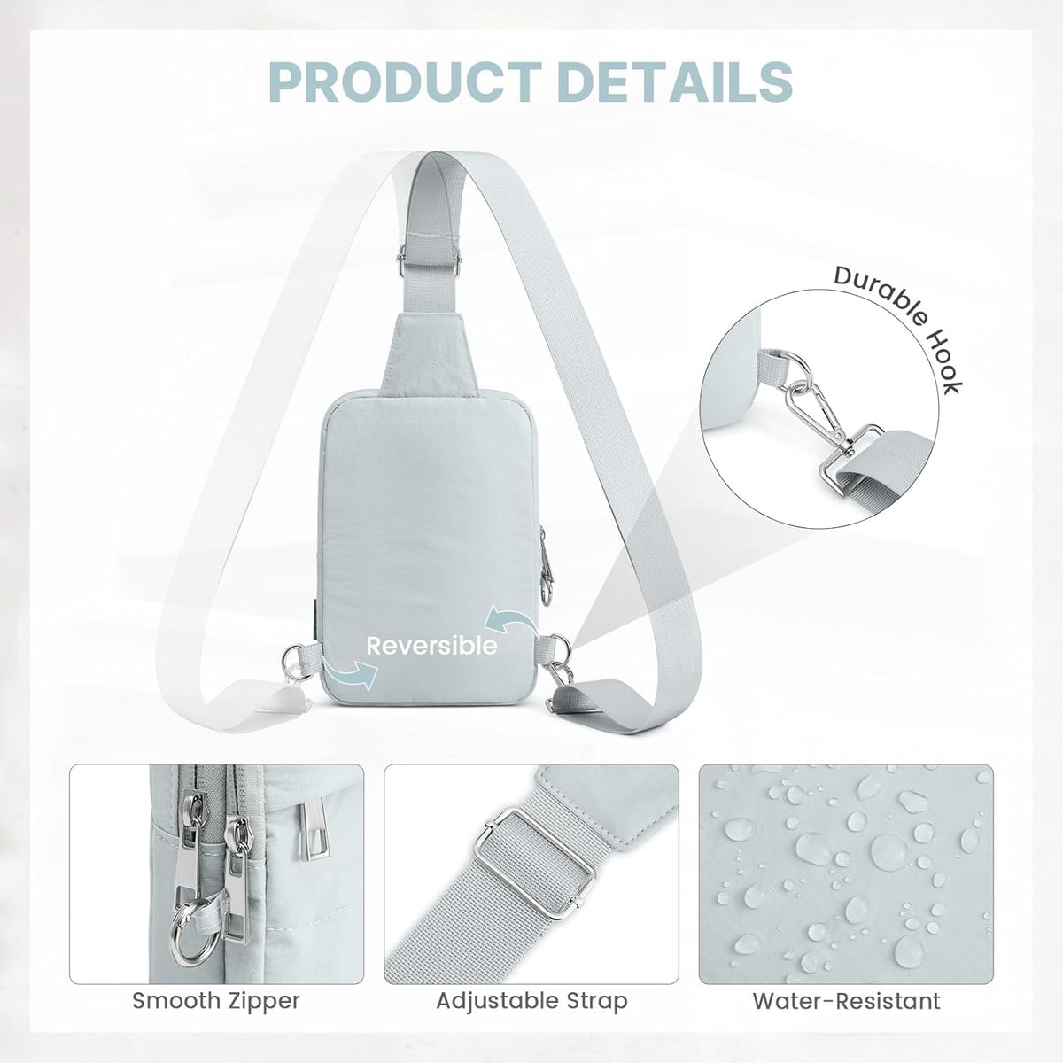 Small Crossbody Bag for Women, Anti Theft RFID Blocking Travel Purse