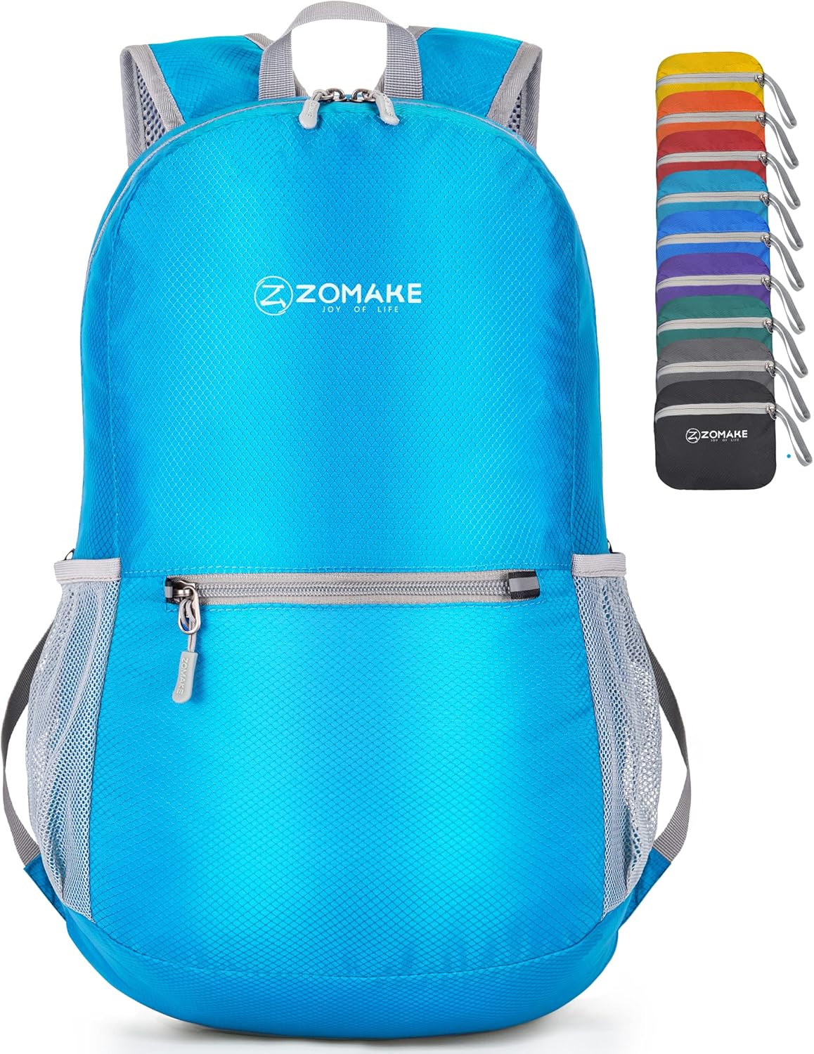 Ultra Lightweight Hiking Backpack 20L, Packable Small Backpacks Water Resistant Daypack for Women Men(Black)