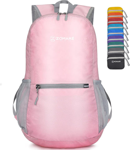 Ultra Lightweight Hiking Backpack 20L, Packable Small Backpacks Water Resistant Daypack for Women Men(Black)