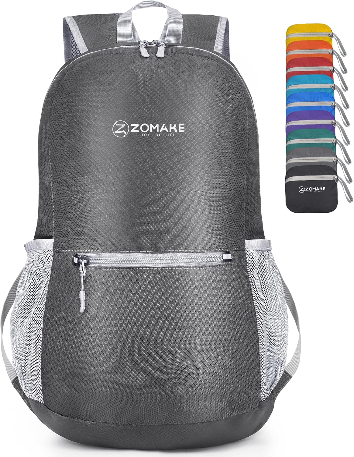 Ultra Lightweight Hiking Backpack 20L, Packable Small Backpacks Water Resistant Daypack for Women Men(Black)