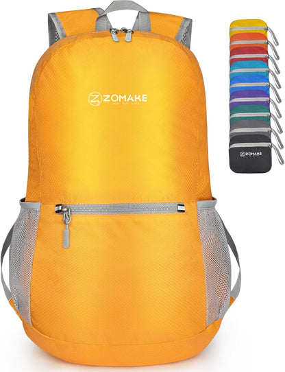 Ultra Lightweight Hiking Backpack 20L, Packable Small Backpacks Water Resistant Daypack for Women Men(Black)