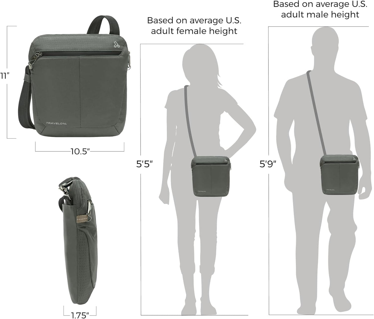 Anti-Theft Active Small Crossbody