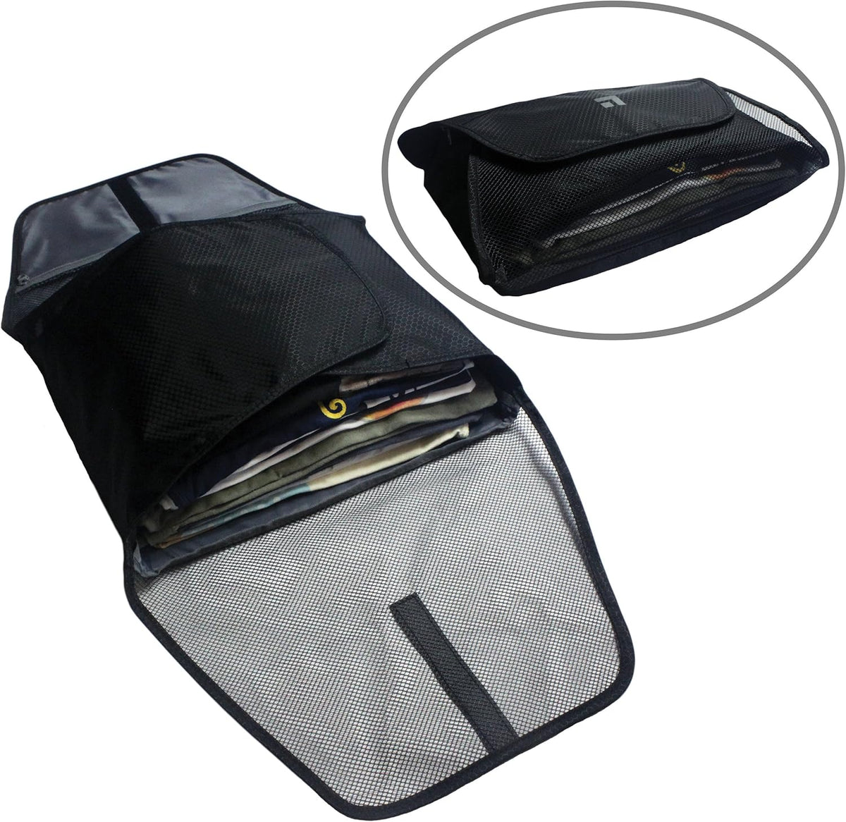 Slate Travel Garment Folder - 17" Packing Folder - Wrinkle Free Luggage Organizer