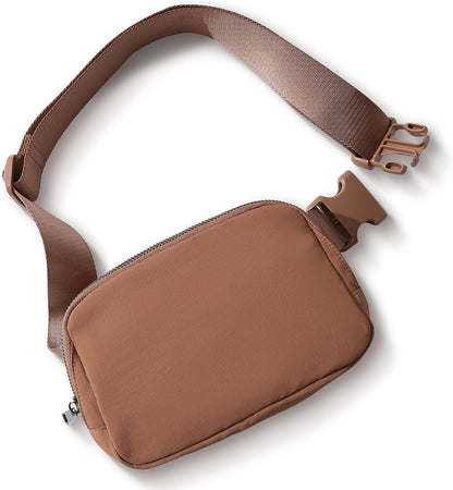 Belt Bag Fanny Pack Crossbody Bags for Women Men, Everywhere, Water Resistant Waist Packs, Beige