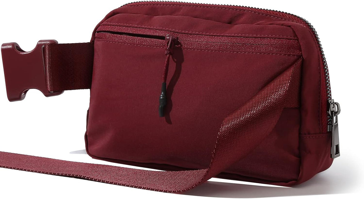 Belt Bag Fanny Pack Crossbody Bags for Women Men, Everywhere, Water Resistant Waist Packs, Beige