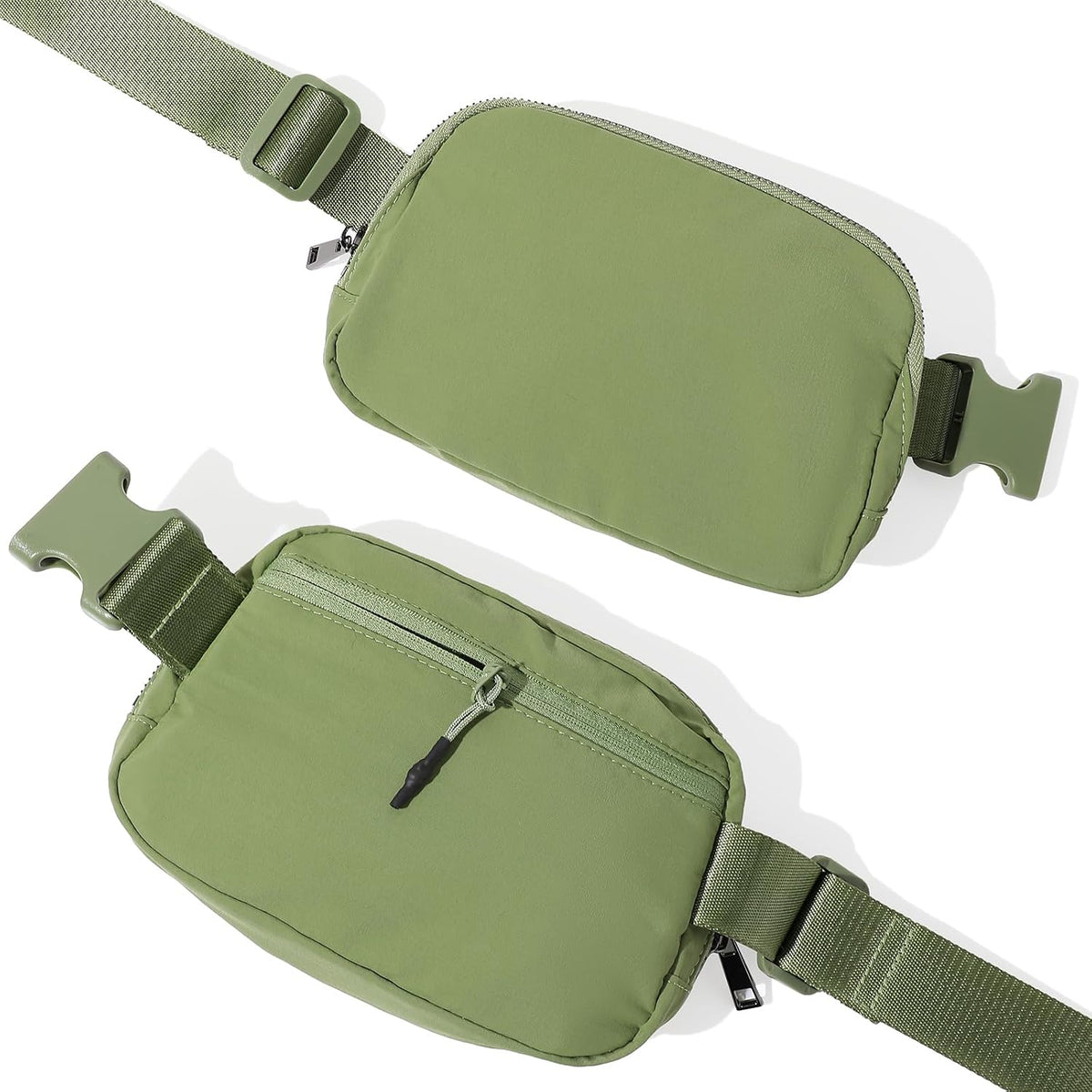 Belt Bag Fanny Pack Crossbody Bags for Women Men, Everywhere, Water Resistant Waist Packs, Beige