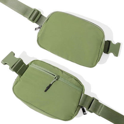 Belt Bag Fanny Pack Crossbody Bags for Women Men, Everywhere, Water Resistant Waist Packs, Beige