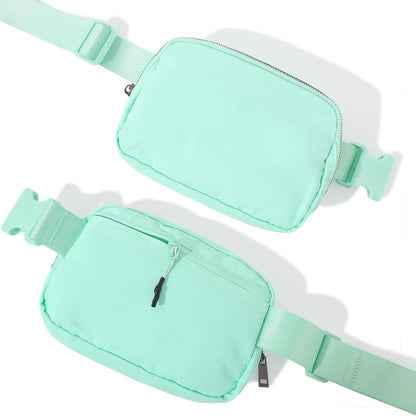 Belt Bag Fanny Pack Crossbody Bags for Women Men, Everywhere, Water Resistant Waist Packs, Beige