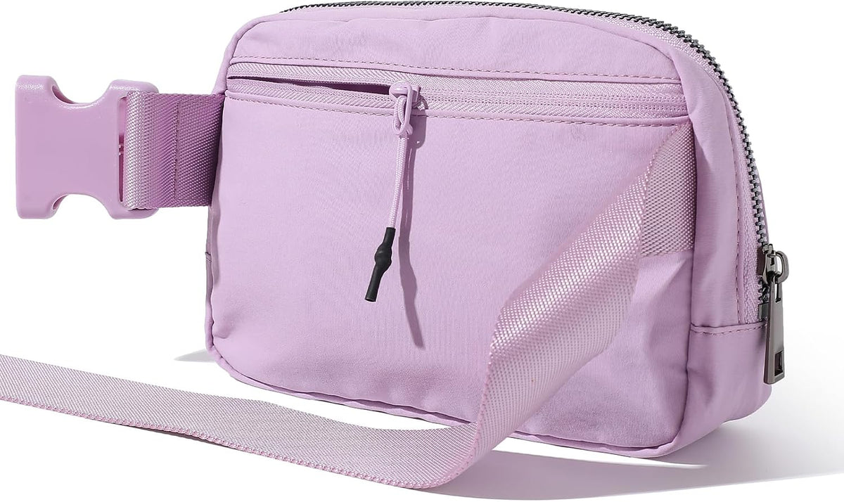 Belt Bag Fanny Pack Crossbody Bags for Women Men, Everywhere, Water Resistant Waist Packs, Beige