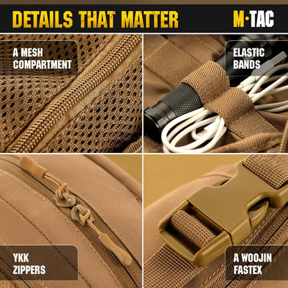 Military Tactical Mens Fanny Pack - Waist Belt Bag - Concealed Carry Fanny Pack For Men & Women Cross Body EDC Black