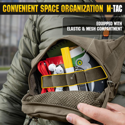 Military Tactical Mens Fanny Pack - Waist Belt Bag - Concealed Carry Fanny Pack For Men & Women Cross Body EDC Black