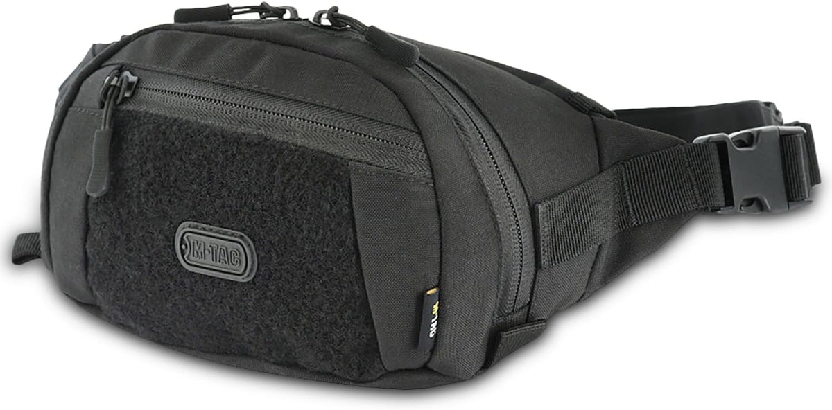 Military Tactical Mens Fanny Pack - Waist Belt Bag - Concealed Carry Fanny Pack For Men & Women Cross Body EDC Black