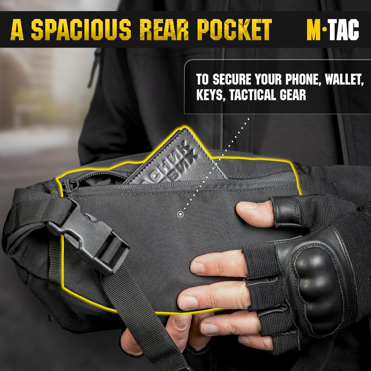 Military Tactical Mens Fanny Pack - Waist Belt Bag - Concealed Carry Fanny Pack For Men & Women Cross Body EDC Black