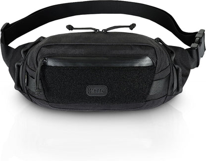 Military Tactical Mens Fanny Pack - Waist Belt Bag - Concealed Carry Fanny Pack For Men & Women Cross Body EDC Black