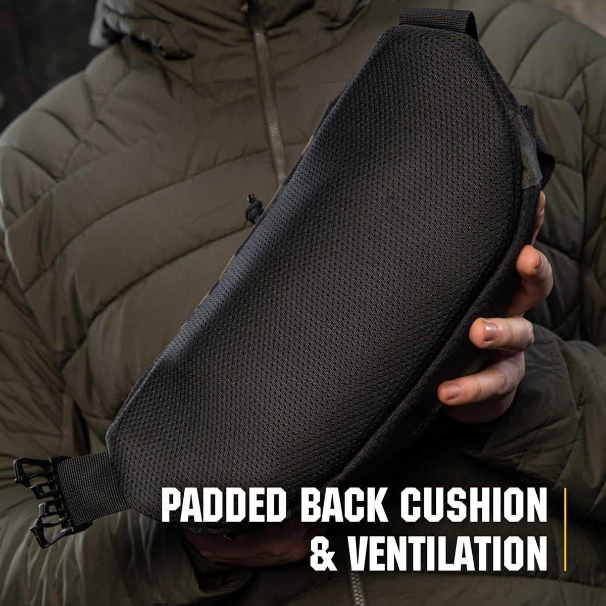 Military Tactical Mens Fanny Pack - Waist Belt Bag - Concealed Carry Fanny Pack For Men & Women Cross Body EDC Black