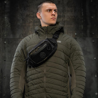 Military Tactical Mens Fanny Pack - Waist Belt Bag - Concealed Carry Fanny Pack For Men & Women Cross Body EDC Black