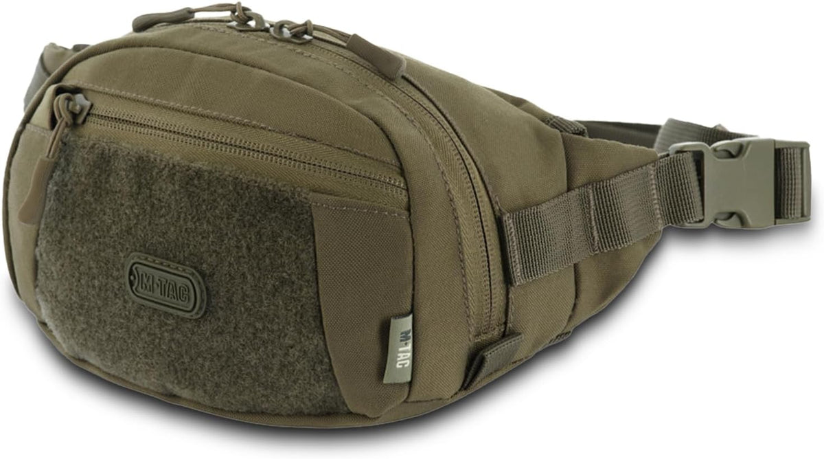 Military Tactical Mens Fanny Pack - Waist Belt Bag - Concealed Carry Fanny Pack For Men & Women Cross Body EDC Black