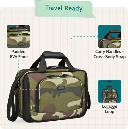 Rio 14" Travel Tote Bag, Lightweight 1200D Carry-On Bag for Women & Men