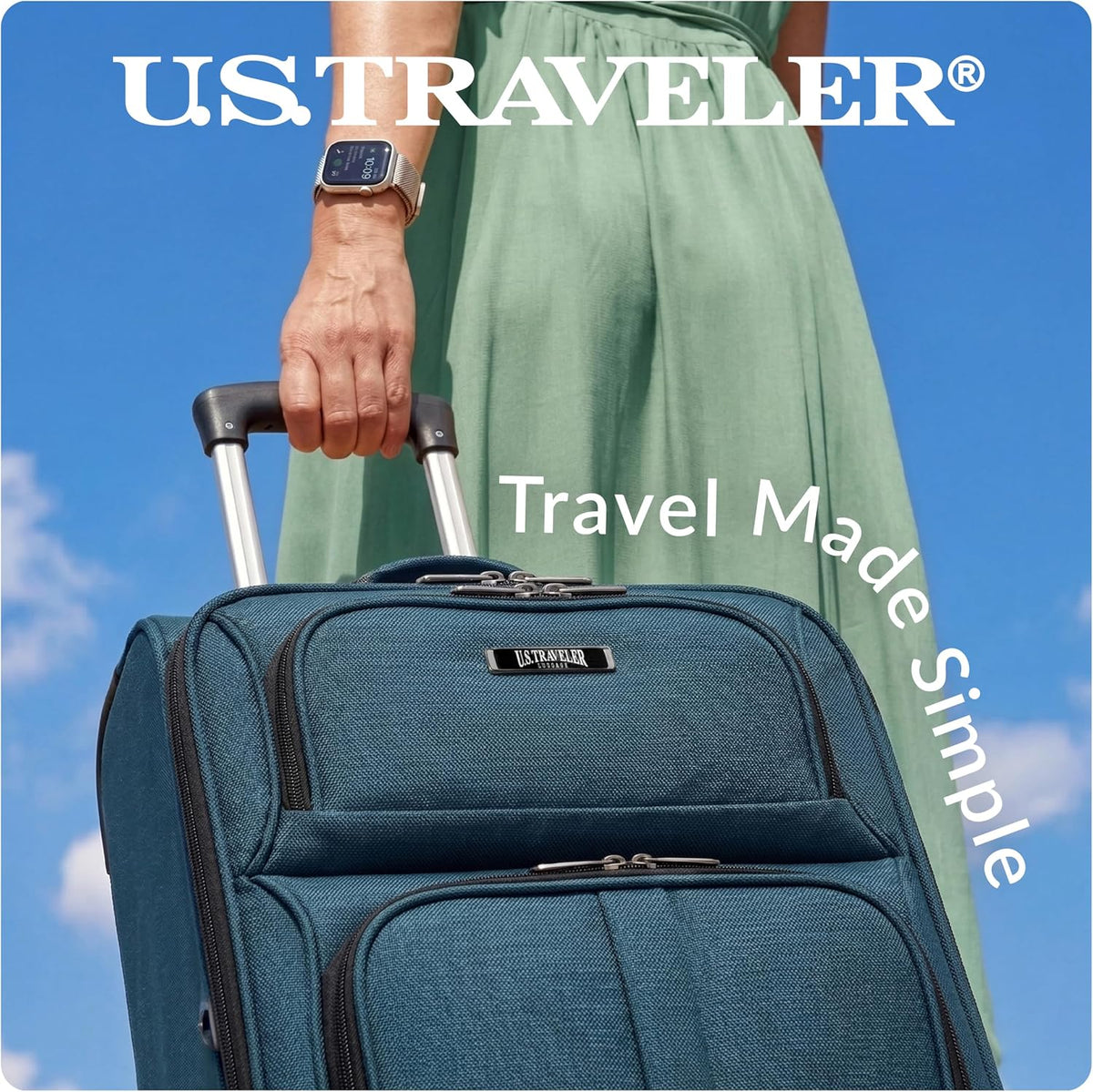 Rio 14" Travel Tote Bag, Lightweight 1200D Carry-On Bag for Women & Men