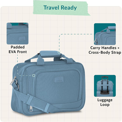 Rio 14" Travel Tote Bag, Lightweight 1200D Carry-On Bag for Women & Men