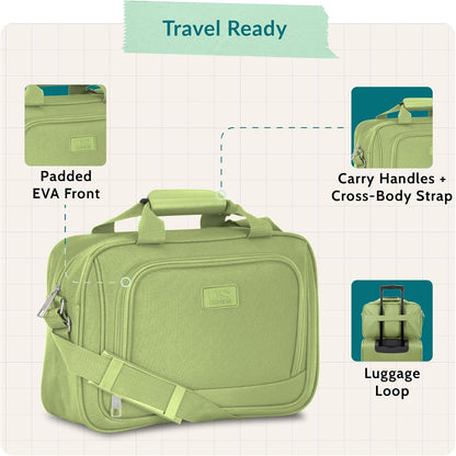 Rio 14" Travel Tote Bag, Lightweight 1200D Carry-On Bag for Women & Men
