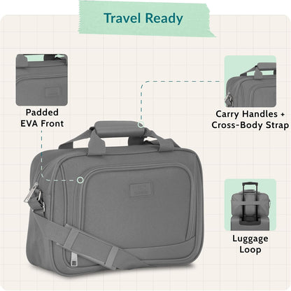 Rio 14" Travel Tote Bag, Lightweight 1200D Carry-On Bag for Women & Men