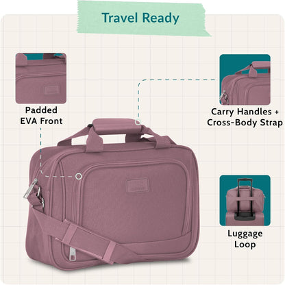 Rio 14" Travel Tote Bag, Lightweight 1200D Carry-On Bag for Women & Men