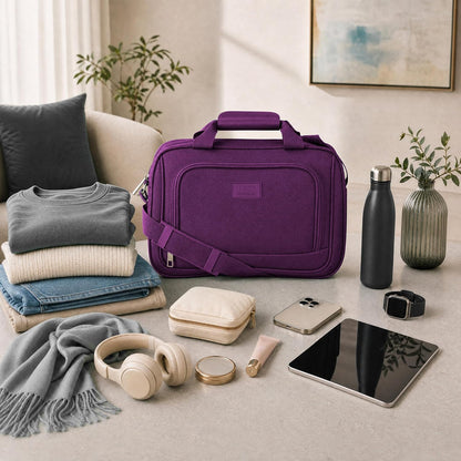 Rio 14" Travel Tote Bag, Lightweight 1200D Carry-On Bag for Women & Men