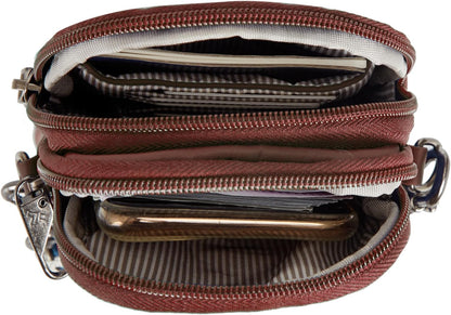 Anti-Theft Boho 2 Compartment Phone Crossbody