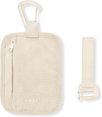 RFID Blocking Hidden Stash Clip, Travel Wallet Water-Repellent
