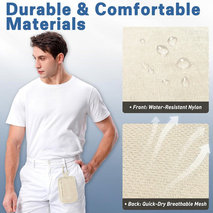 RFID Blocking Hidden Stash Clip, Travel Wallet Water-Repellent