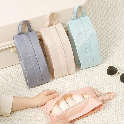 Water Travel Organiser with Carry Handle Foldable Storage for Clothes Cosmetics Toiletries Travel Underwear Storage Bag