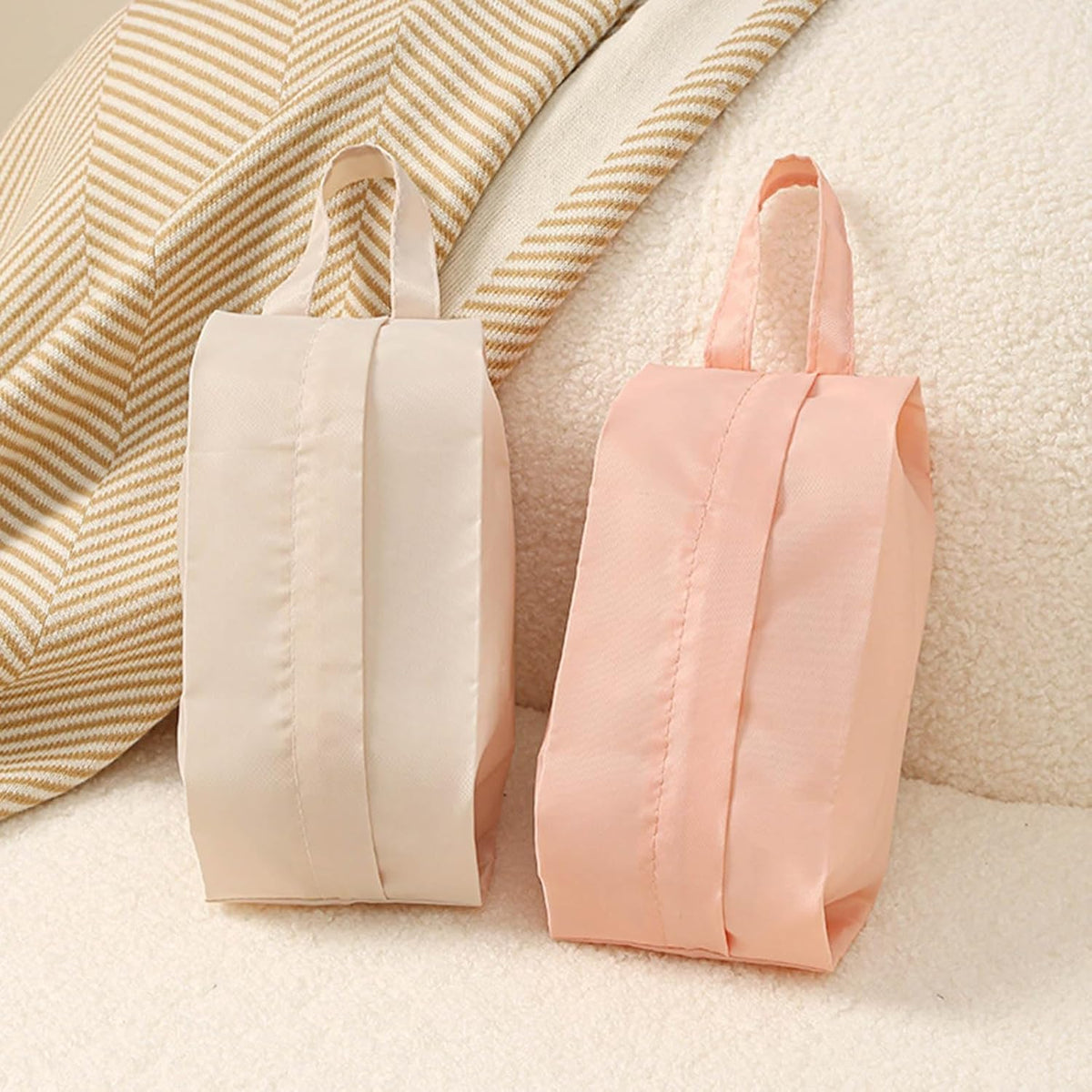 Water Travel Organiser with Carry Handle Foldable Storage for Clothes Cosmetics Toiletries Travel Underwear Storage Bag