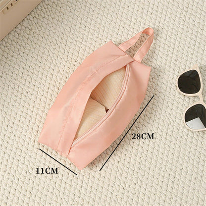 Water Travel Organiser with Carry Handle Foldable Storage for Clothes Cosmetics Toiletries Travel Underwear Storage Bag