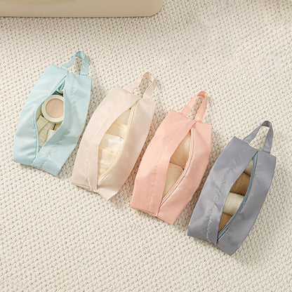 Water Travel Organiser with Carry Handle Foldable Storage for Clothes Cosmetics Toiletries Travel Underwear Storage Bag
