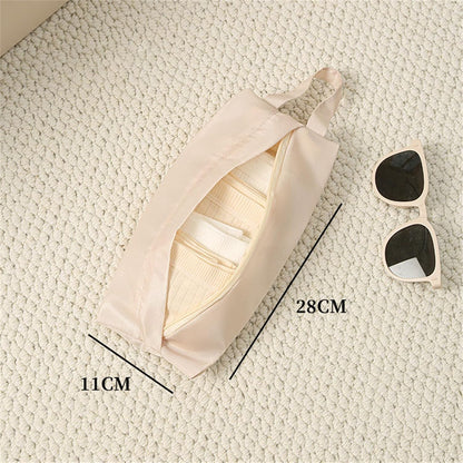 Water Travel Organiser with Carry Handle Foldable Storage for Clothes Cosmetics Toiletries Travel Underwear Storage Bag