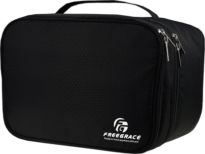 Travel Organizer Underwear Bag - Large Double Layer Packing Storage Bag – Fits Large Bra, Socks, Underpants, Cosmetic, Toiletry kit