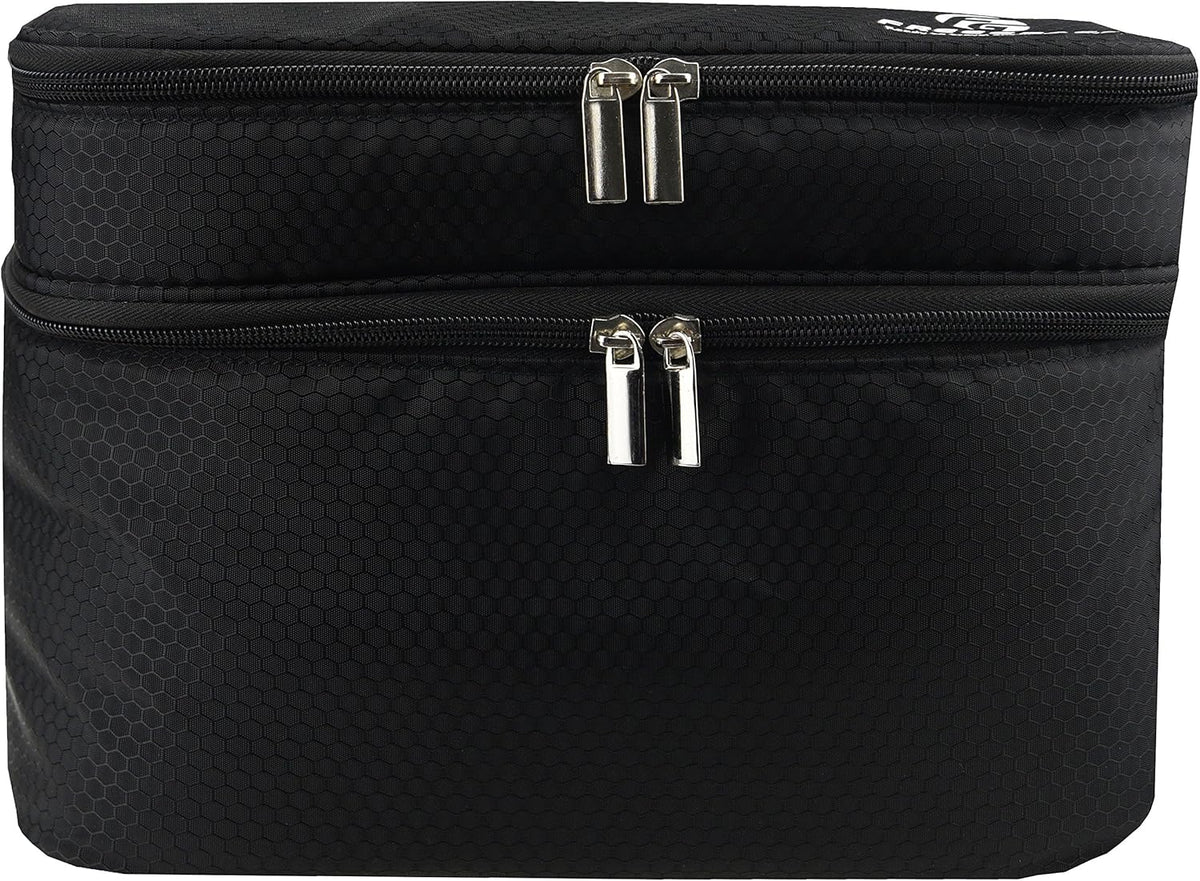 Travel Organizer Underwear Bag - Large Double Layer Packing Storage Bag – Fits Large Bra, Socks, Underpants, Cosmetic, Toiletry kit