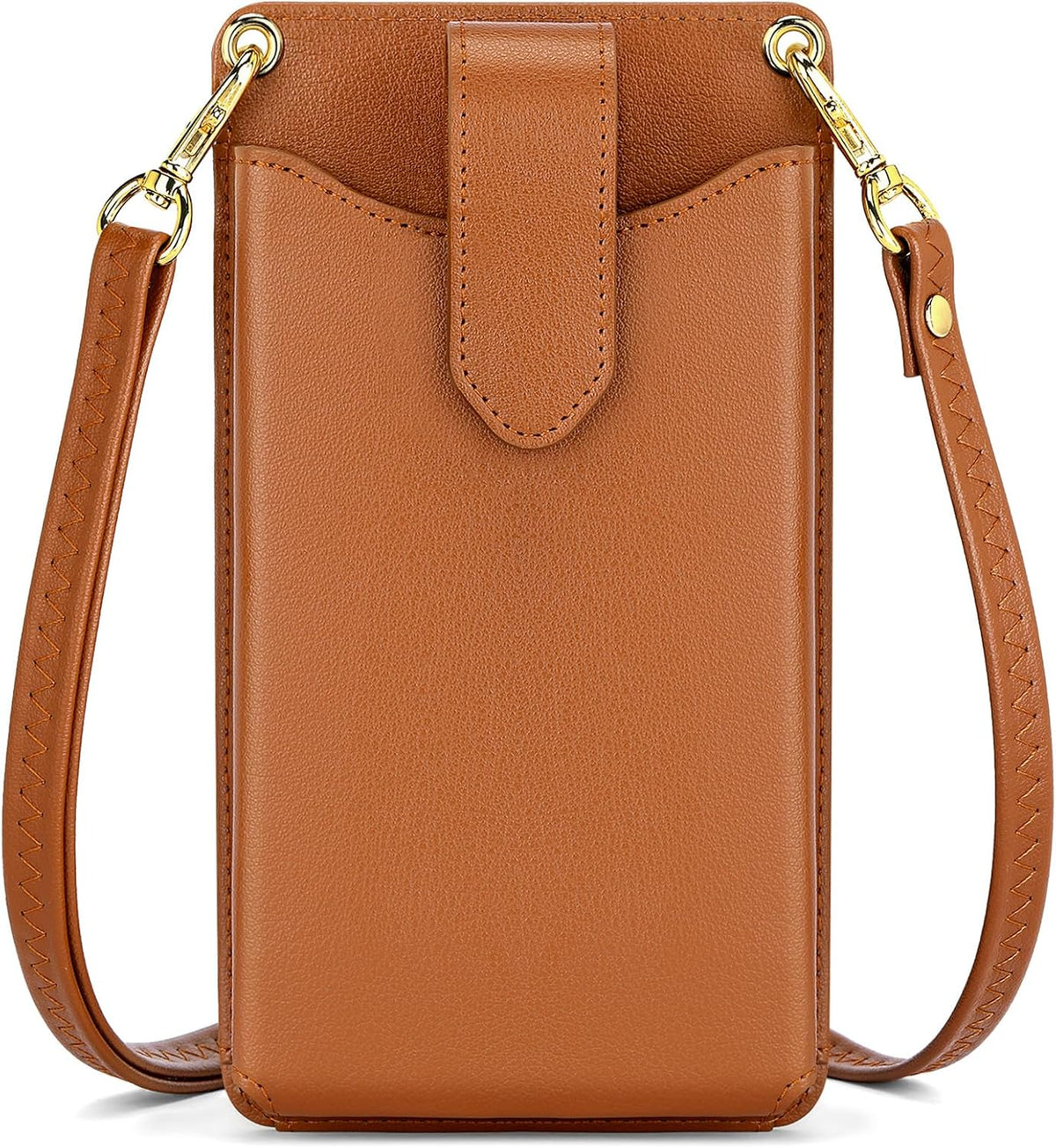 Small Crossbody Cell Phone Purse for Women Vegan Leather Crossbody Phone Bag with RFID Card Slots Adjustable Strap