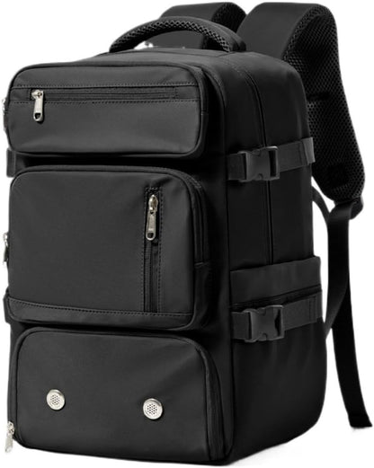 40x20x25cm Carry On Luggage Laptop Bag Anti-Theft Men Women's Bag For Sports Trekking Travel Backpack Cabin Bag(Beige)