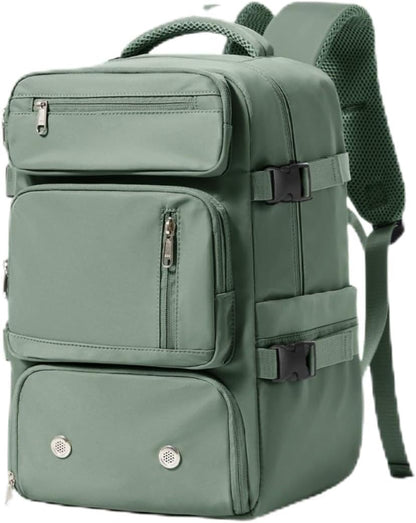 40x20x25cm Carry On Luggage Laptop Bag Anti-Theft Men Women's Bag For Sports Trekking Travel Backpack Cabin Bag(Beige)