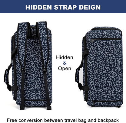 Convertible Garment Bags for Travel - Carry on Garment Duffle Bag with Backpack Straps for Men Women, 4 in 1 Large Travel Duffel Bags with Shoes Compartment Hanging Suit Dress Weekender Bag 3pcs Set