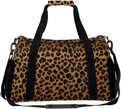 Foldable Carry On Travel Duffel Weekender Bag Lightweight Overnight Tote Bag for Men Women Sport