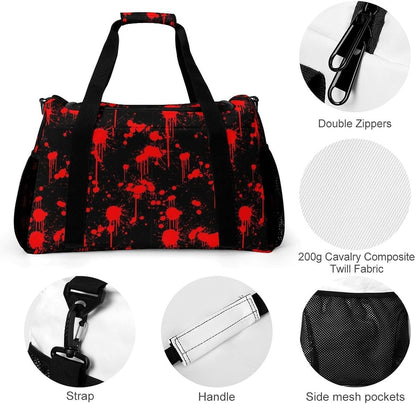 Foldable Carry On Travel Duffel Weekender Bag Lightweight Overnight Tote Bag for Men Women Sport