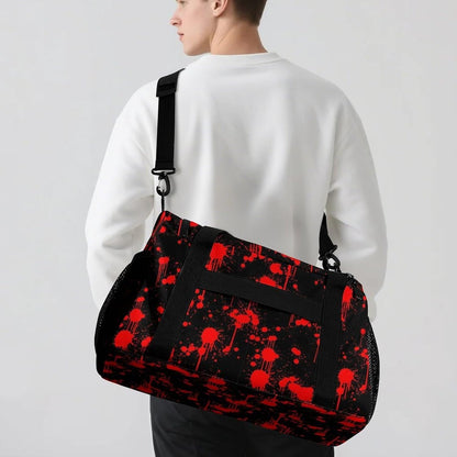 Foldable Carry On Travel Duffel Weekender Bag Lightweight Overnight Tote Bag for Men Women Sport