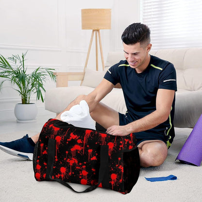 Foldable Carry On Travel Duffel Weekender Bag Lightweight Overnight Tote Bag for Men Women Sport
